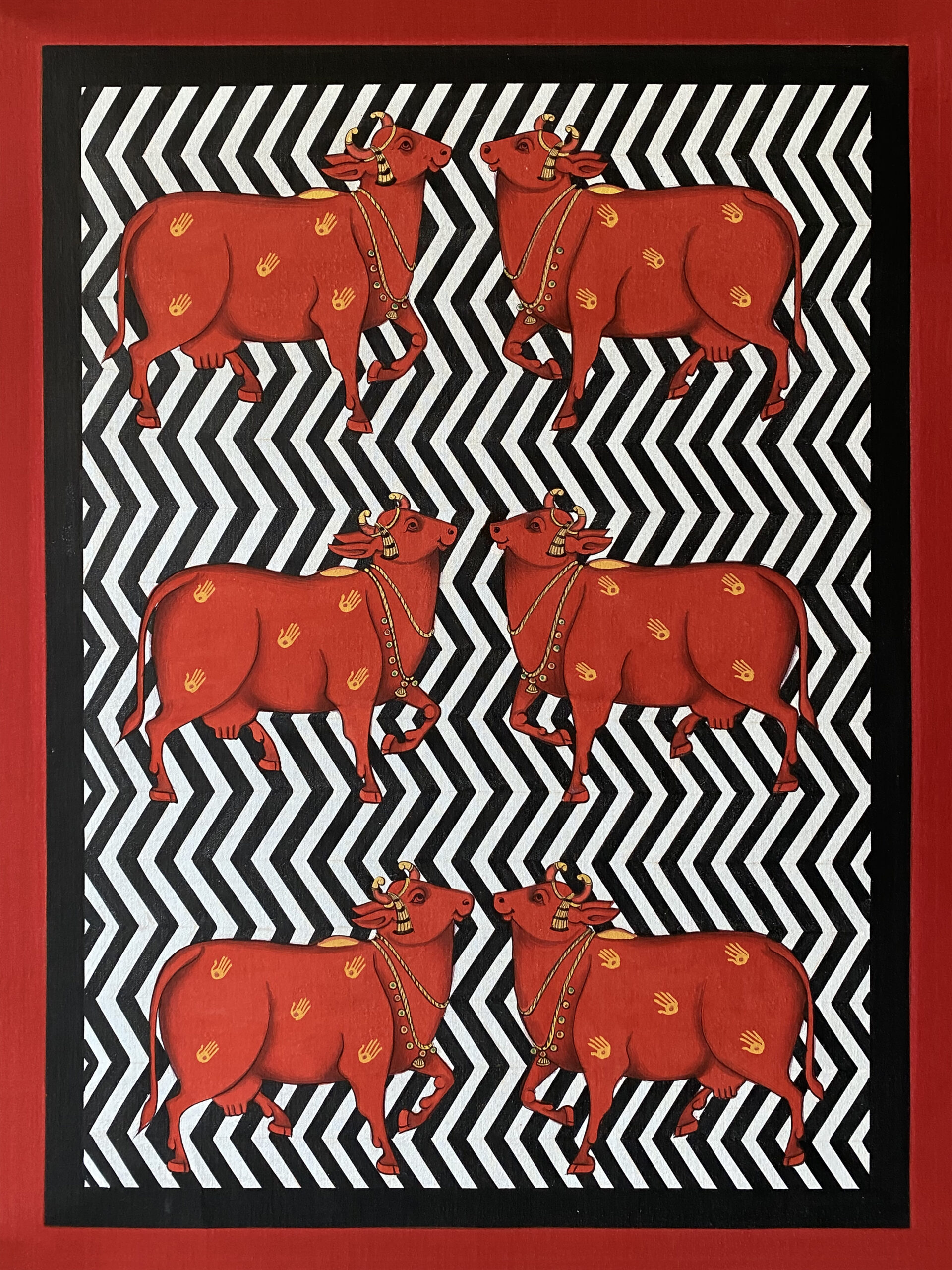 SKU-FR3012- Krishna as Govinda 16 x 12 inches